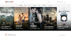 Desktop Screenshot of filmehd.ro